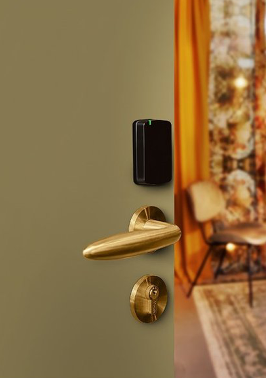 Mobile key opent hotelslot